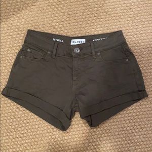 DL1961 khaki brown shorts roll up nwt twill foster